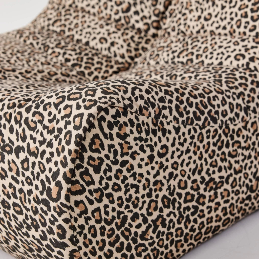 Poltrona in tessuto leopardato, 1 posto, leopardo