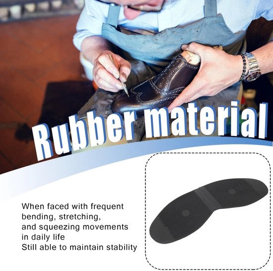 Calzature con Punti di Contatto in Gomma Resistenti allo Sloggio - Scarpe Manuali - Riparazione Mezza Zona di Supporto - Riparazione della Suola - Calzature per Uomo e Donna - Comodità e Supporto - Zona di Supporto