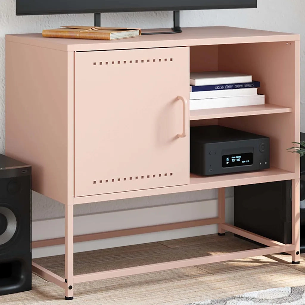 Mobile TV Rosa 68x39x60,5 cm in Acciaio 846519