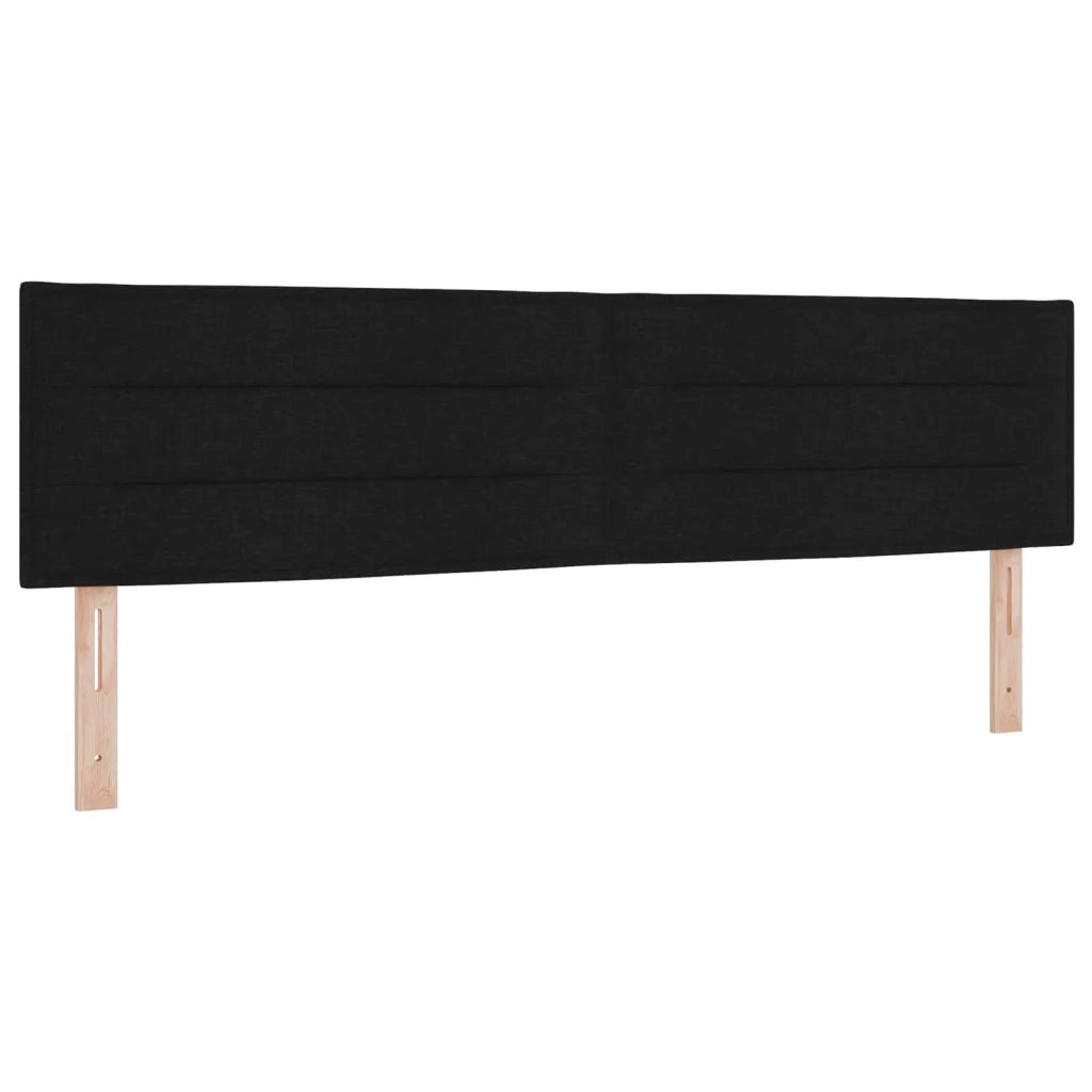 Letto box spring con materasso Nero 180 x 200 cm Tessuto 3451009