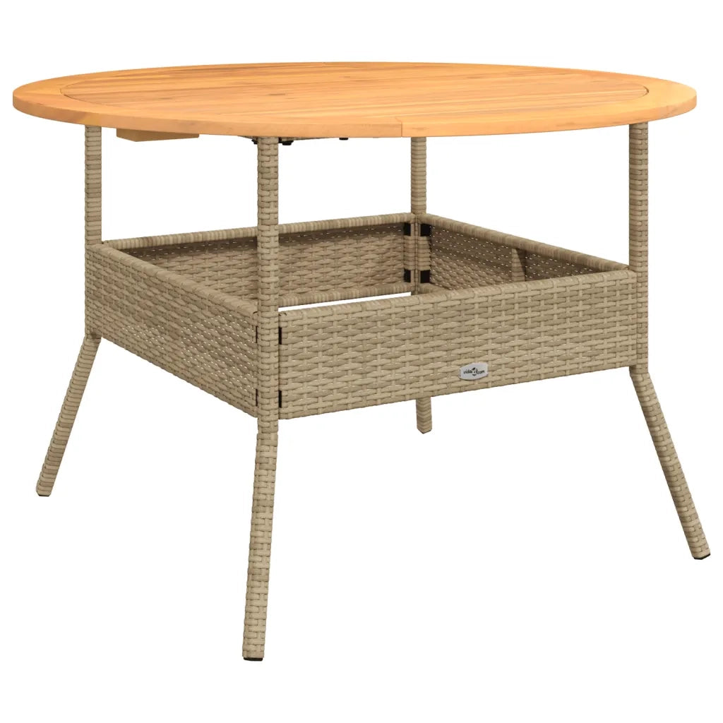 Set Divani da Giardino 2 pz con Cuscini Beige in Polyrattan 3262093