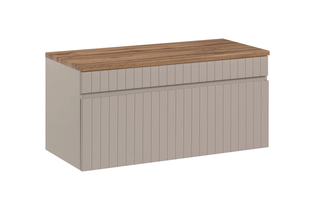 Set mobili bagno 100 cm con piano Iconic Cashmere 100 cm