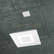 CARPET SOSPENSIONE 40X40 4 LUCI BIANCO 1137-S40-BI