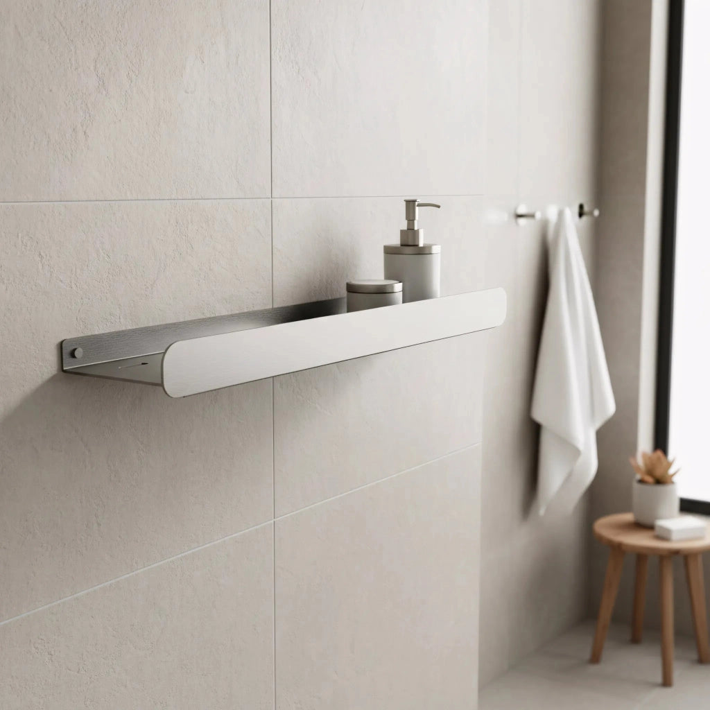 Mensola Da Bagno Sf03 45cm Steel Brush