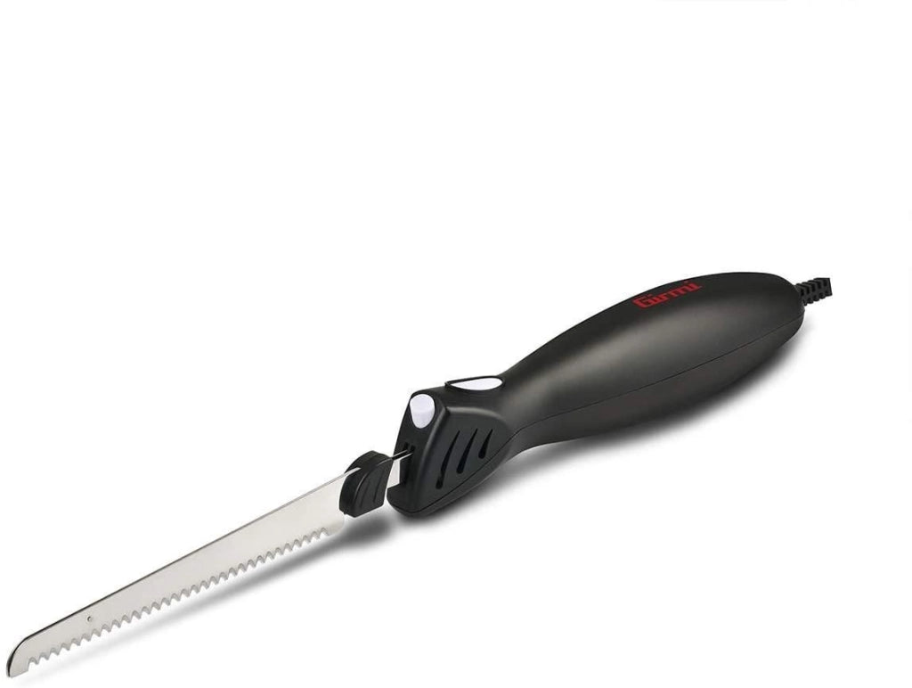 Girmi CT1000 Coltello Elettrico 45W Motore DC 2 Set Lame Inox Funzione PULSE colore Nero
