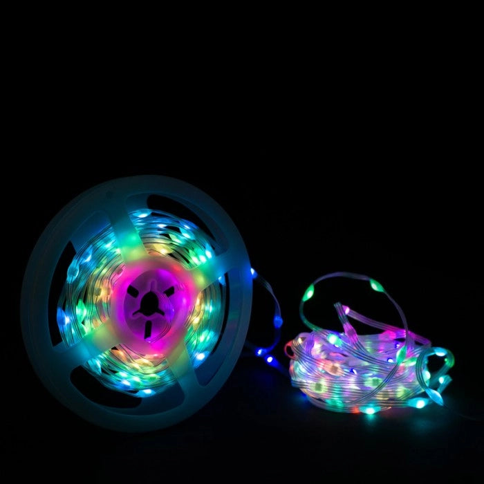 Catena luci LED 10m 200 RGB Bluetooth USB IP65 Ecolight