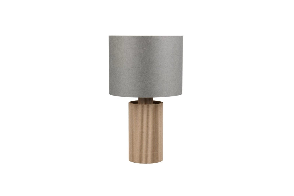 Lampada tavolo CANIO Trio Ø16 grigio/marrone E14 40W