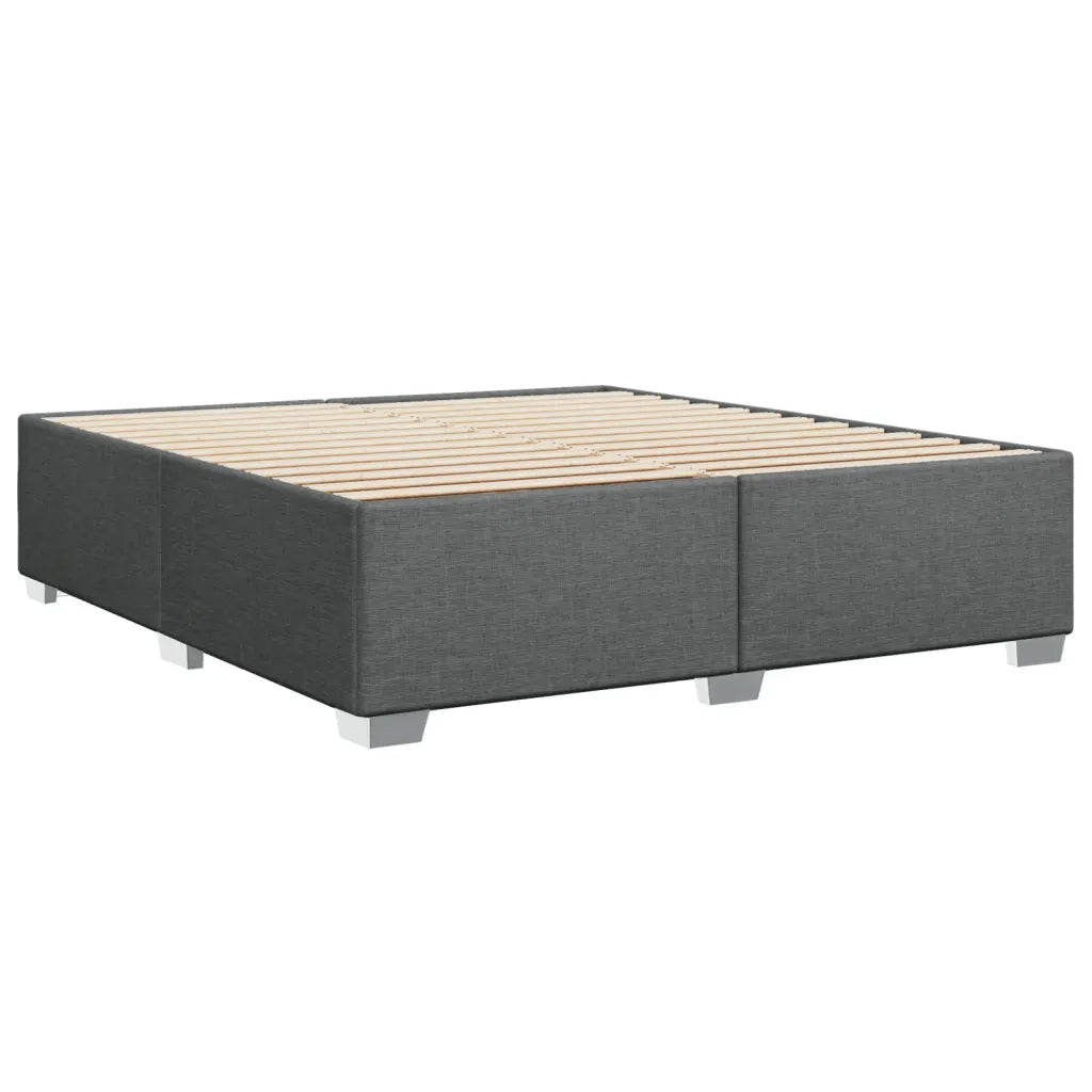 Giroletto senza Materasso Grigio Scuro 180x200 cm Tessuto