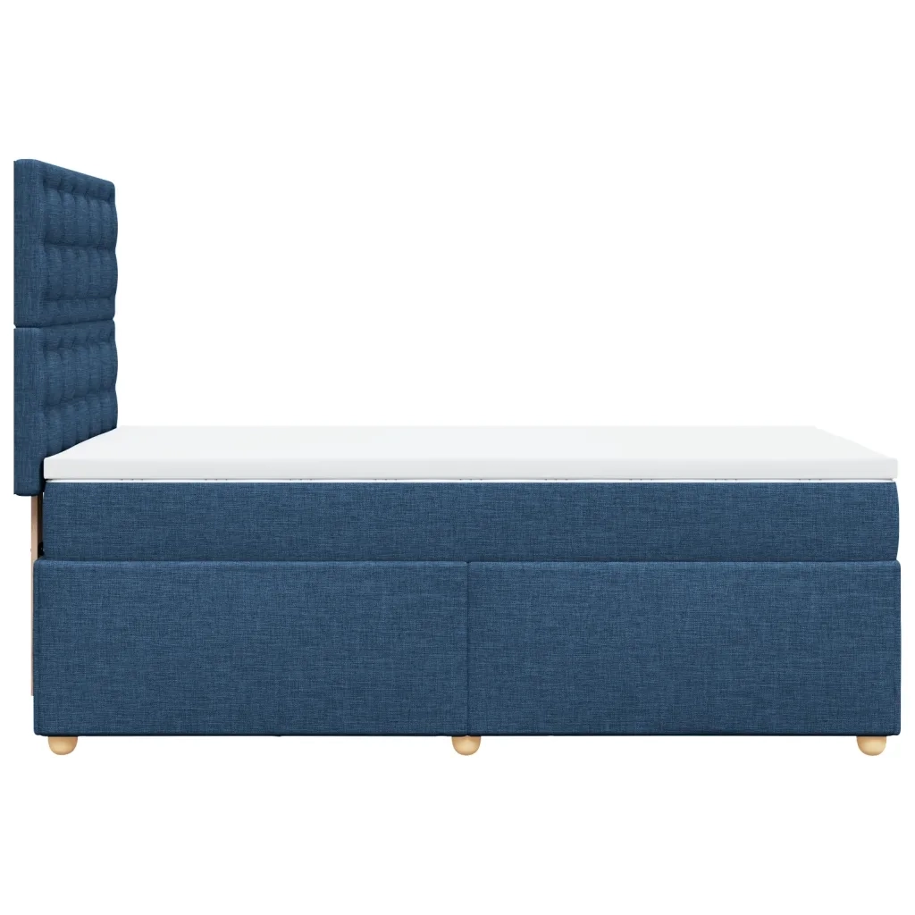 Giroletto a Molle con Materasso Blu 80x200 cm inTessuto 3291127