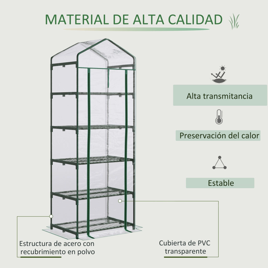 Serra da Giardino ¨C Minimal ¨C Grigio Trasparente 69x49x193 cm