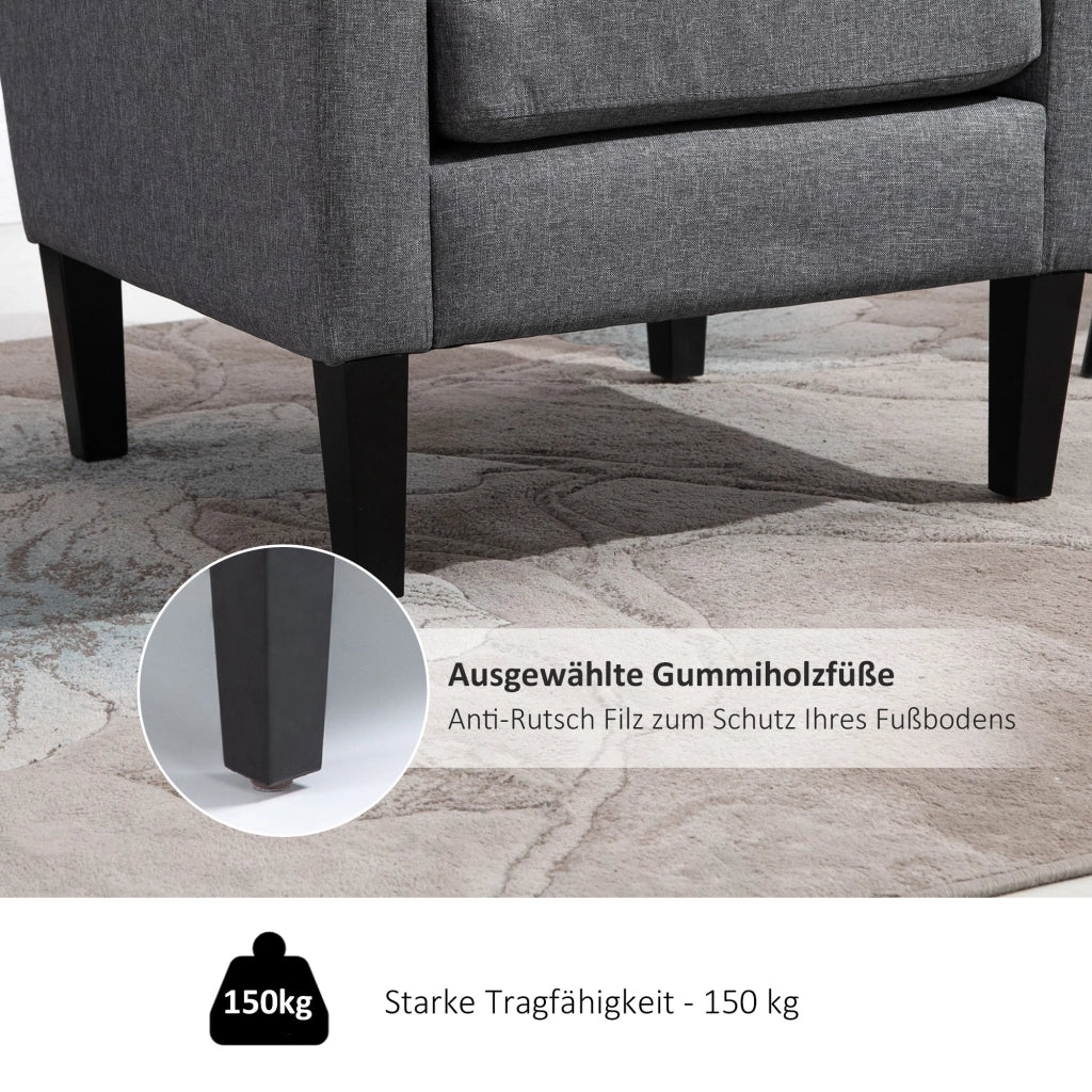 Poltrona Relax ¨C Minimal ¨C Grigio Chiaro 66x72x74 cm