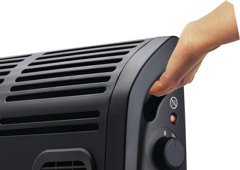 Rowenta CO3035F1 Vectissimo Termoconvettore 2400 W 2 Livelli 30 m² Termostato Regolabile colore Nero