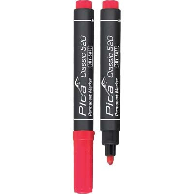 PENNARELLO CLASSIC 520/40 PICA - ROSSO PUNTA TONDA- 10 pezzi