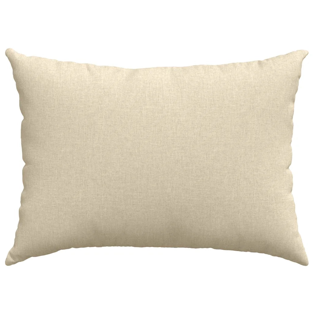 Cuscini da Divano 2 pcs Crema 70 x 50 cm Tessuto 42013746