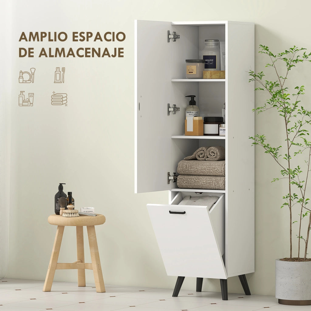 Armadio Bagno ¨C Minimal ¨C Bianco 35x31,5x144 cm