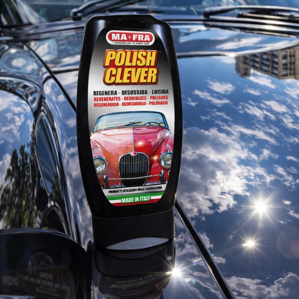 Polish clever 250 g per rigenerare disossidare e lucidare carrozzeria auto