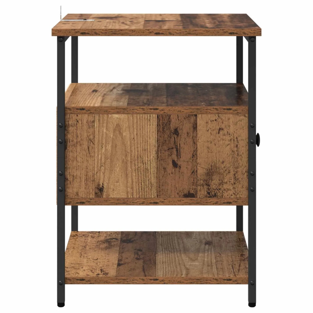 Armadio da Notte 2 pcs Legno vecchio 40 x 42 x 56 cm 881875