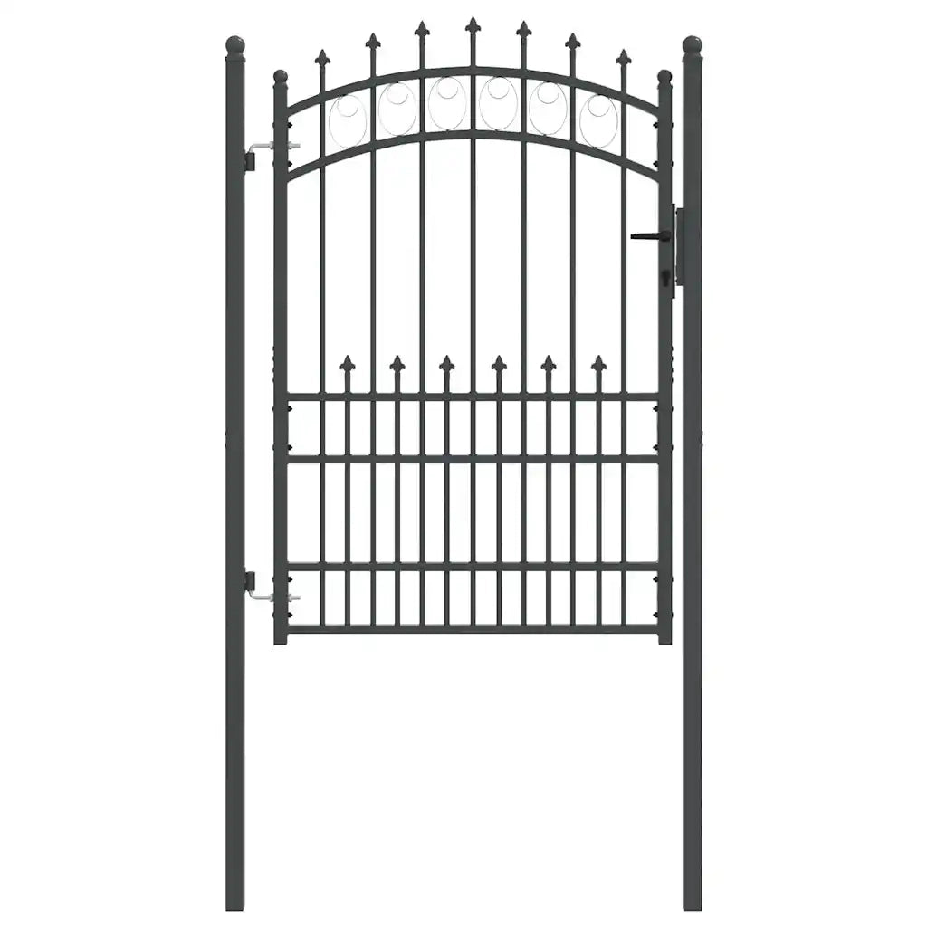 Cancello della recinzione con punte EMMEN 170 x 100 cm CFW9387668