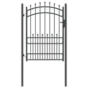Cancello della recinzione con punte EMMEN 170 x 100 cm CFW9387668