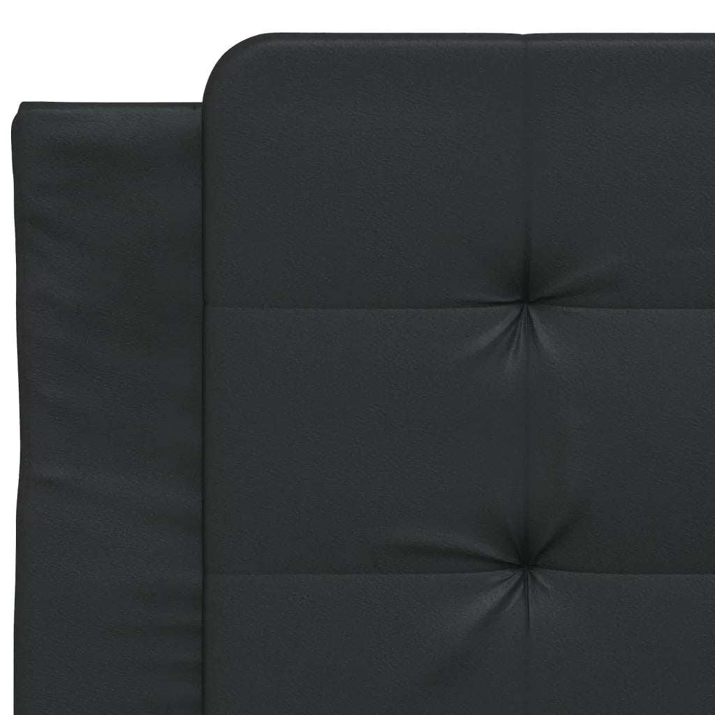 Cuscino Testiera Zadar Nero 80 cm in Similpelle 374829