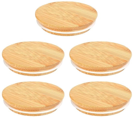 Pannello di chiusura in bambù - 5 pezzi - ermetico - riciclabile