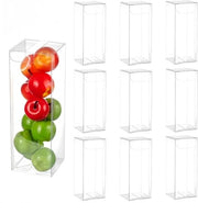 Set di scatole trasparenti in PVC per dolci e biscotti - Accessori regalo - Set da 10 pezzi
