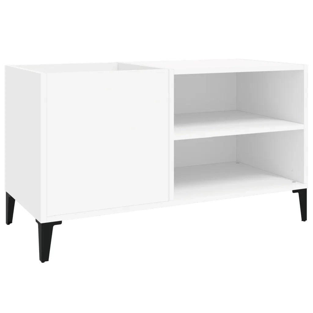 Mobile Porta Dischi Bianco 84,5x38x48 cm in Legno Multistrato CFW4537159