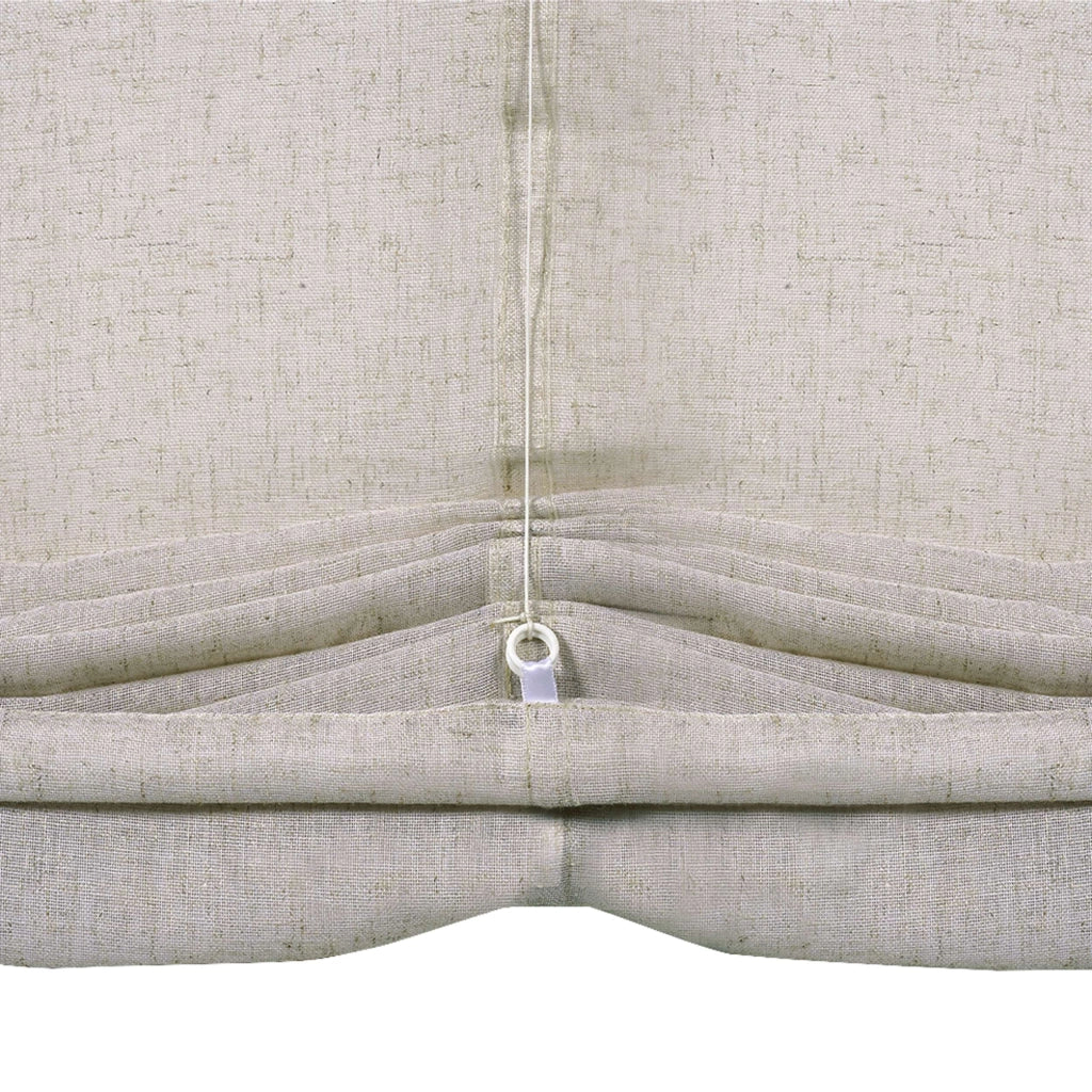 Tenda a Pacchetto Senza Astine Beige 150x175 cm