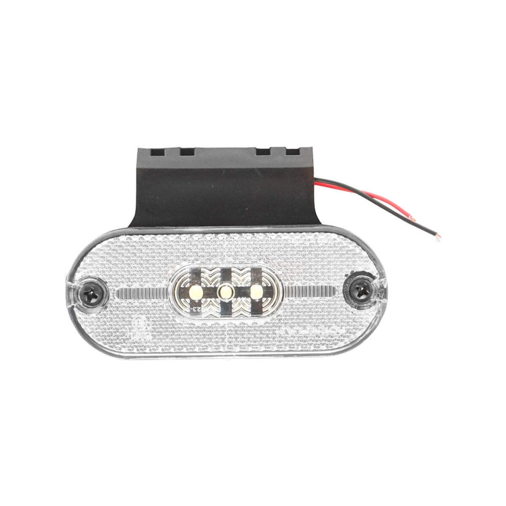 Lampada laterale con LED, 12V-24V, bianca, Breckner Germany