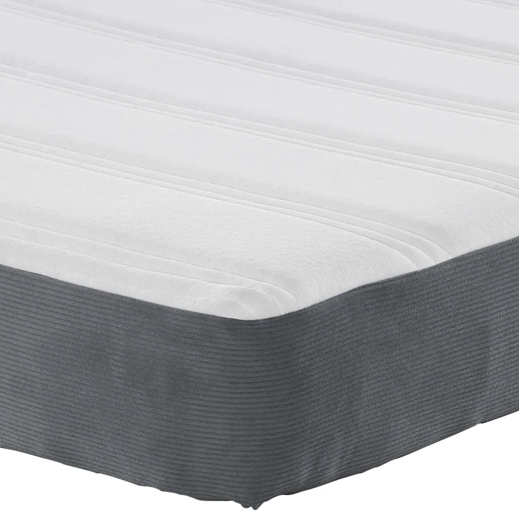 Materasso-Materasso per letto Grigio 140 x 190 cm Tessuto