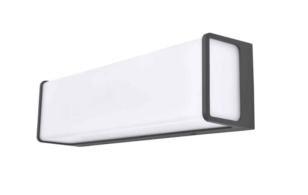 Applique esterna LED Lutec DOBLO grigia 34W IP54 4000K
