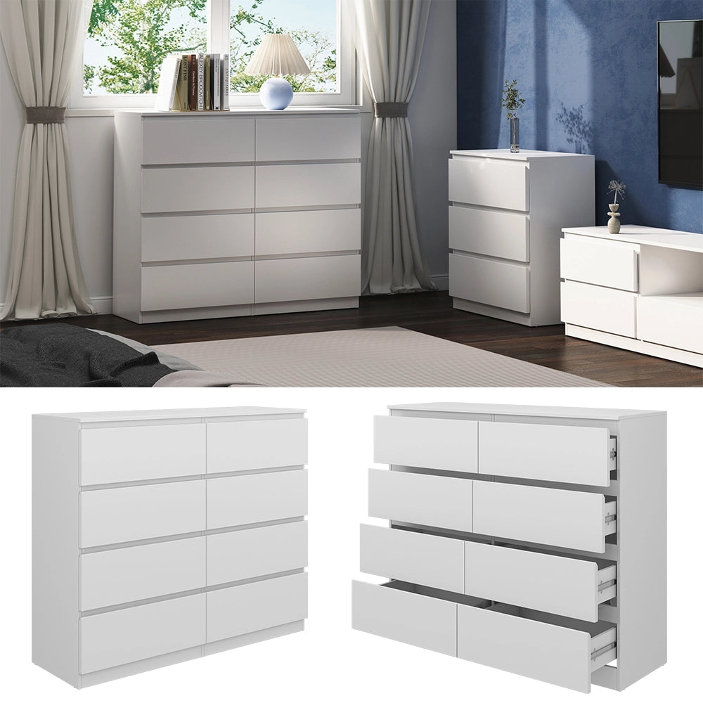 Vicco Cassettiera  Bianco 39 x 101.5 cm