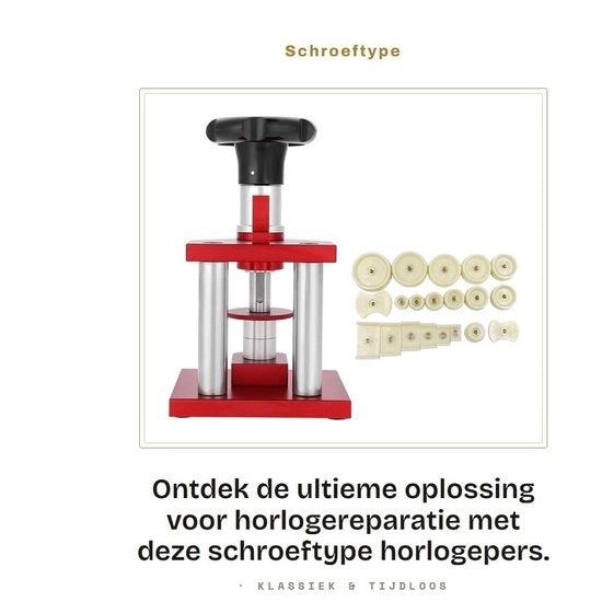 Strumenti di riparazione orologeria a vite - Chiusura sicura - 20 matrici - Utilizzo professionale - Adatto per orologi