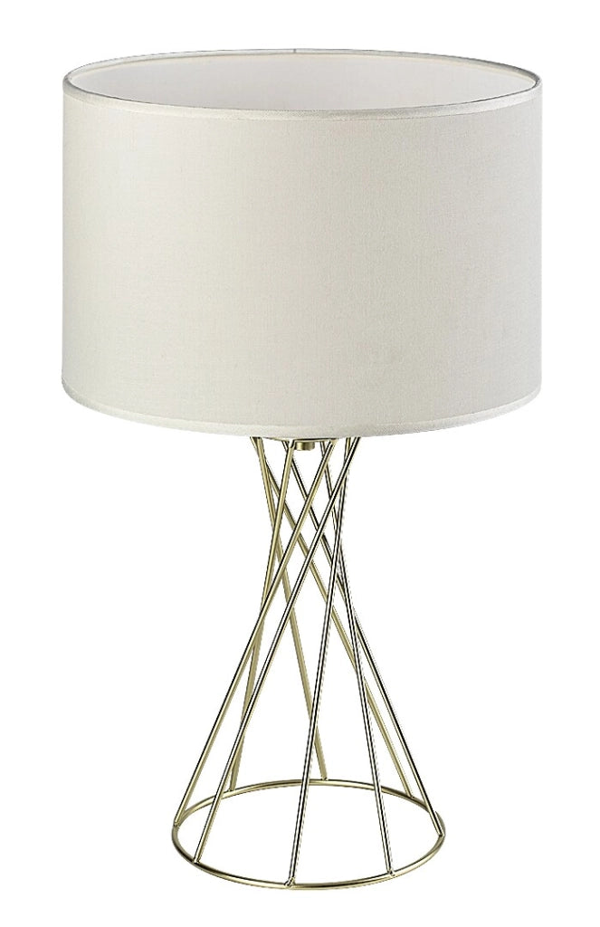 Lampada da tavolo Nivra Rabalux oro bianco E27