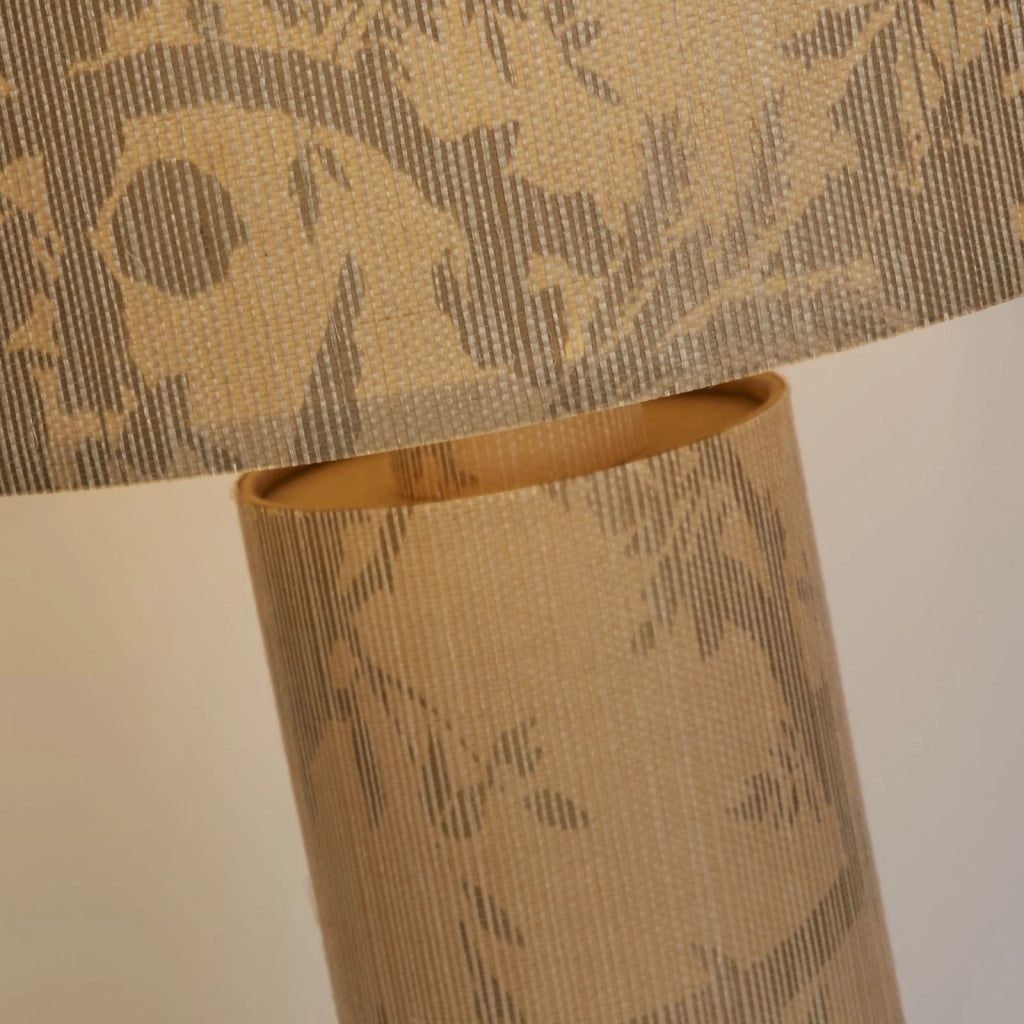Lampada da tavolo Isla 1Lt, carta riciclata e metallo nero