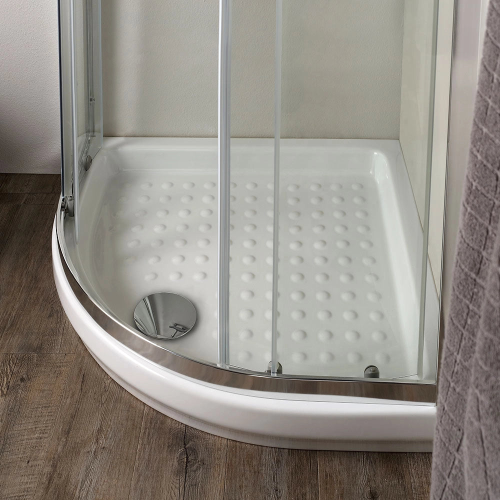 Box doccia semicircolare 80x80 cm trasparente
