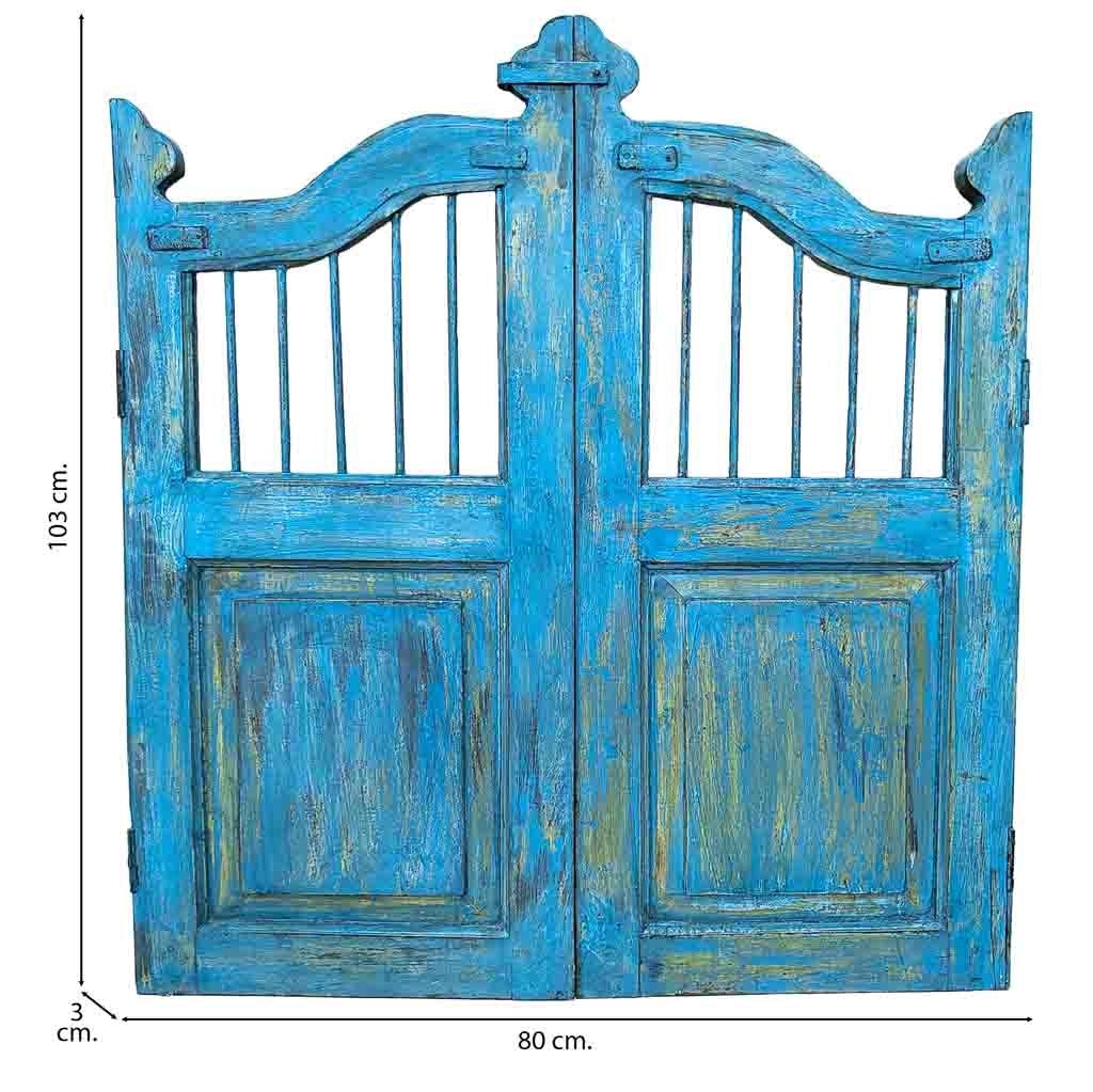 Porta in legno artigianale 80x3x103h cm