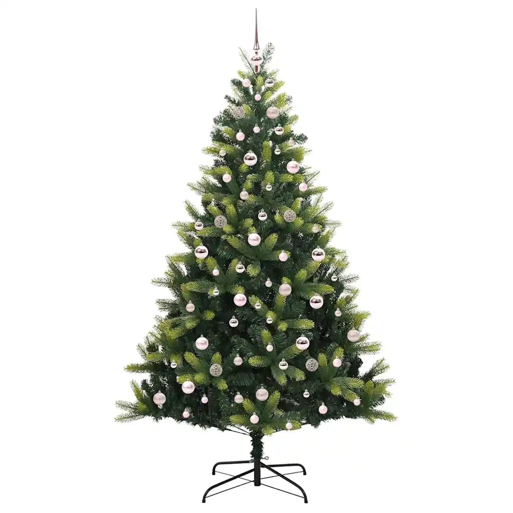 Albero di Natale Artificiale a Cerniera con 300 LED 210 cm 3396002