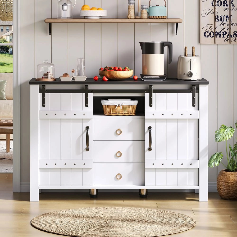 Buffet rustico - Xylo - 3cass scorrevoli 120x40x80cm