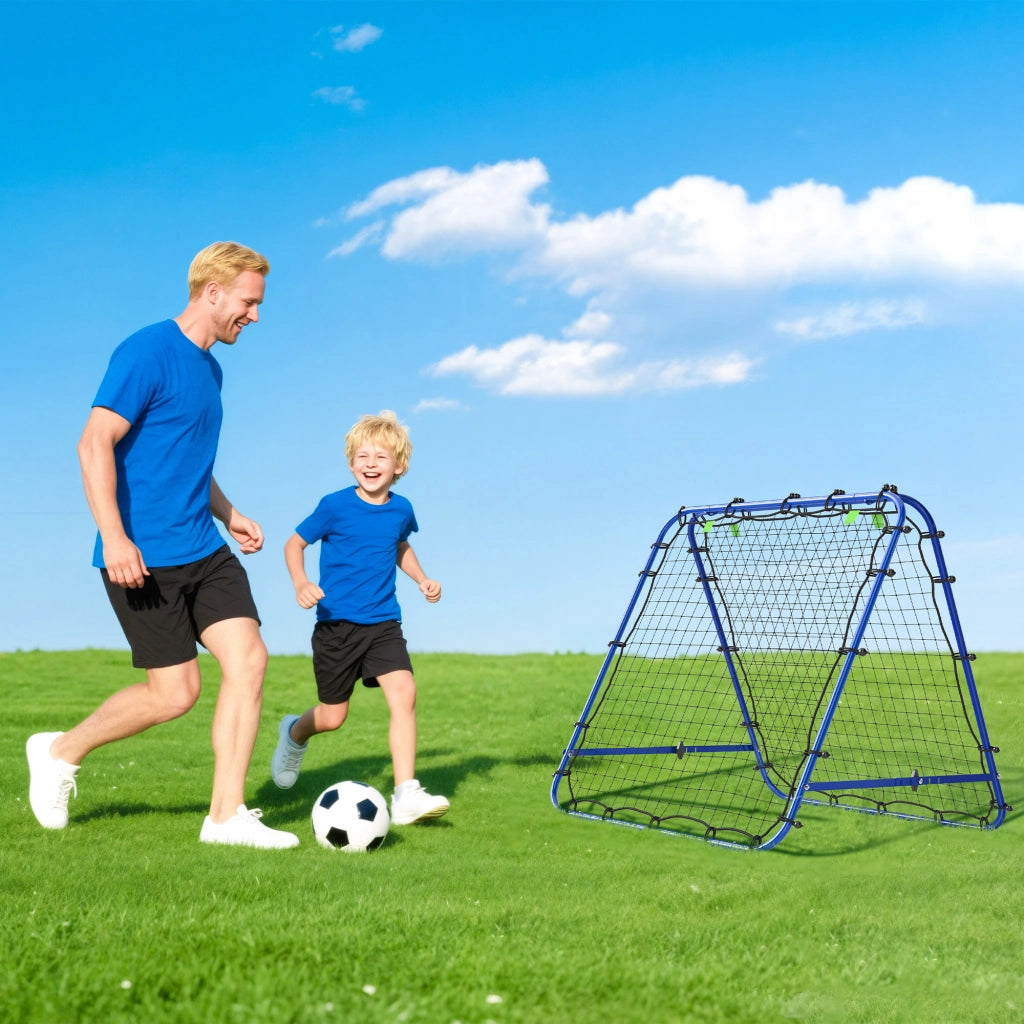 Rete da Allenamento Pieghevole ¨C Minimal ¨C 100x95x90 cm Blu