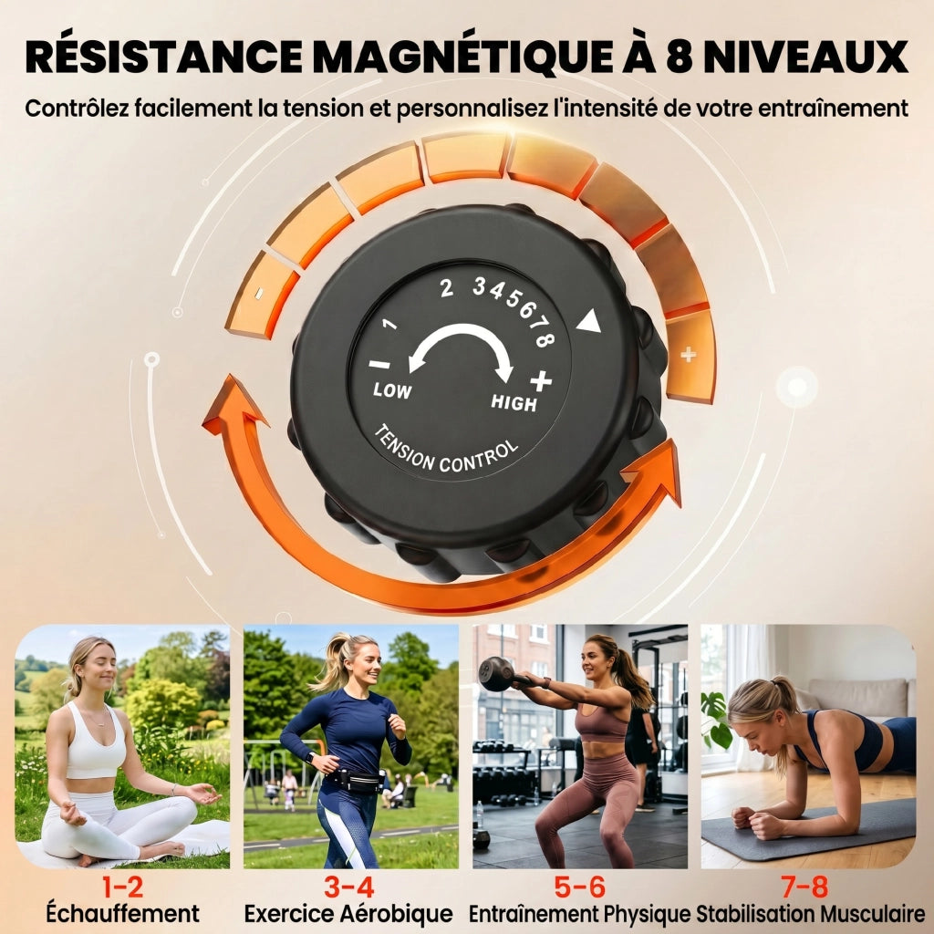 Cyclette Pieghevole 2 in 1 ¨C Minimal ¨C Rosso