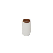 Portaspazzolino bianco linea London in plastica PS e ABS design moderno Feridras