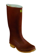 STIVALI IN GOMMA NATURALE CALANDRATA GINOCCHIO Col. Marrone Mis. 40