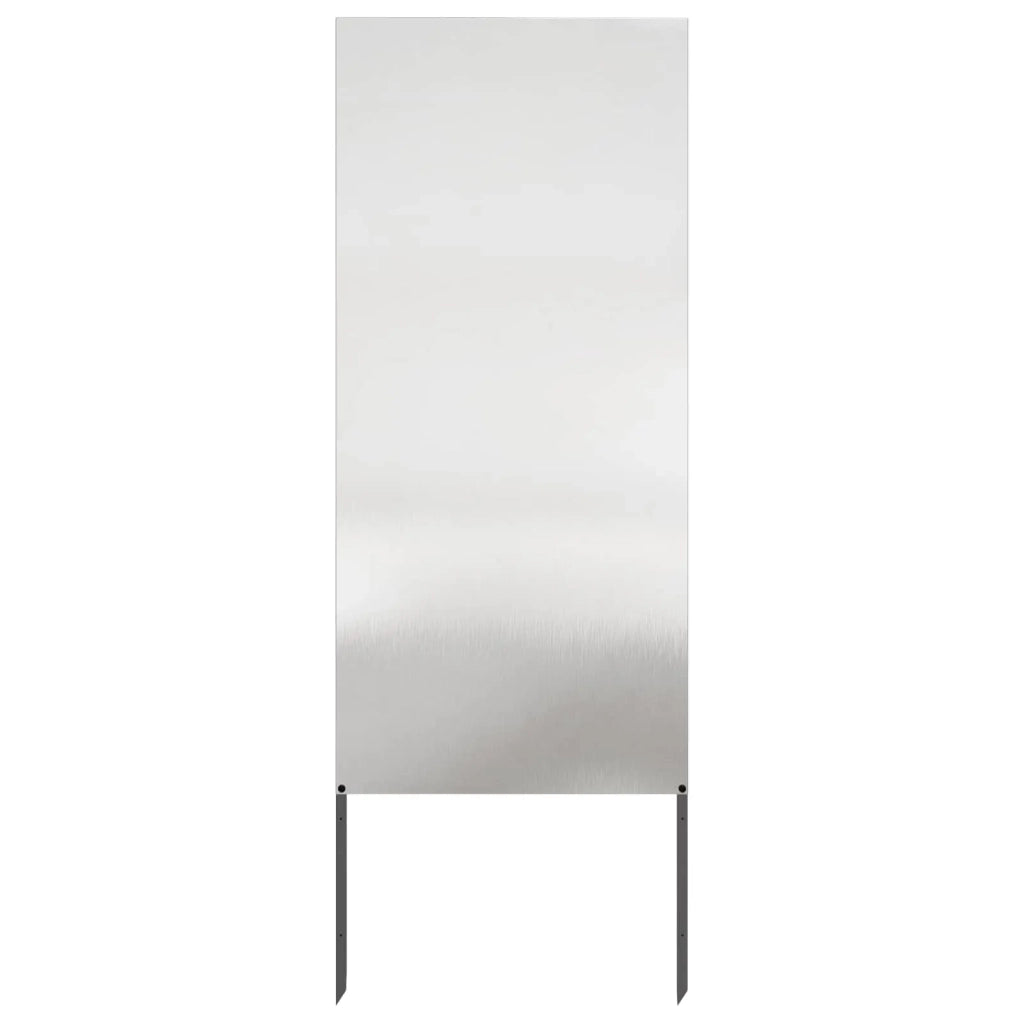 Schermo per privacy in giardino Traforo Argento 50 x 140 cm 876291