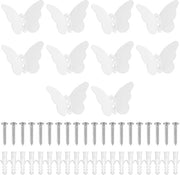 Haken per capocorda a forma di farfalla - set da 10 - acciaio