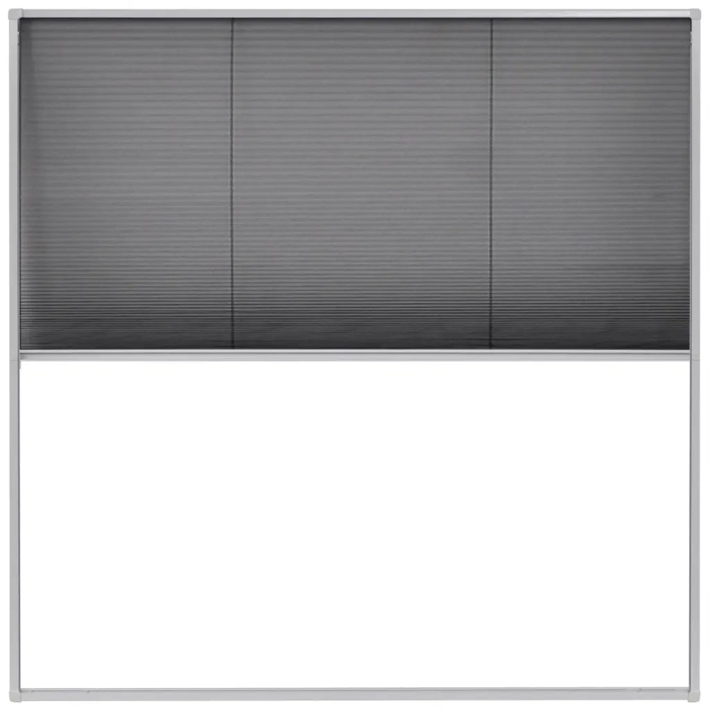 Zanzariera Plissettata per Finestre in Alluminio 120x120 cm 142613