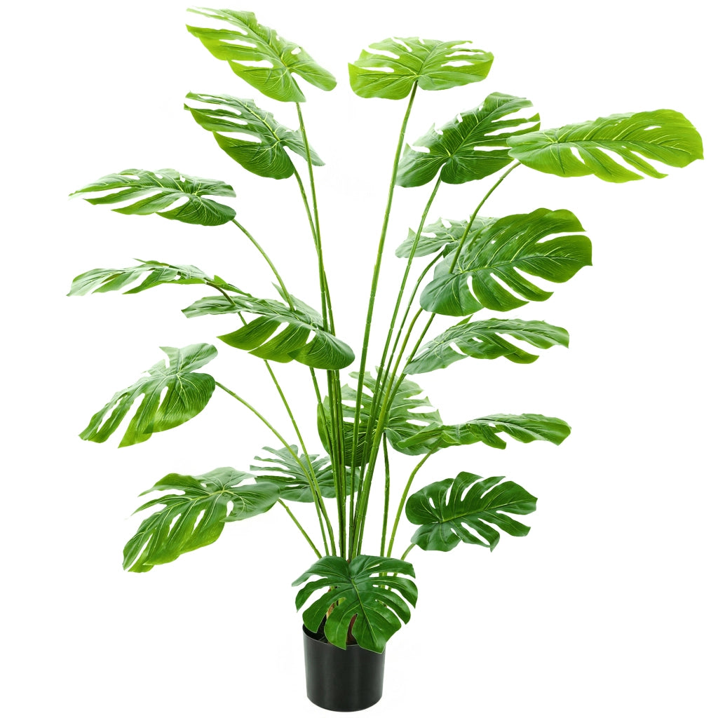 Pianta artificiale Monstera deliciosa con vaso ¨C zephmum ¨C verde altezza 150 cm