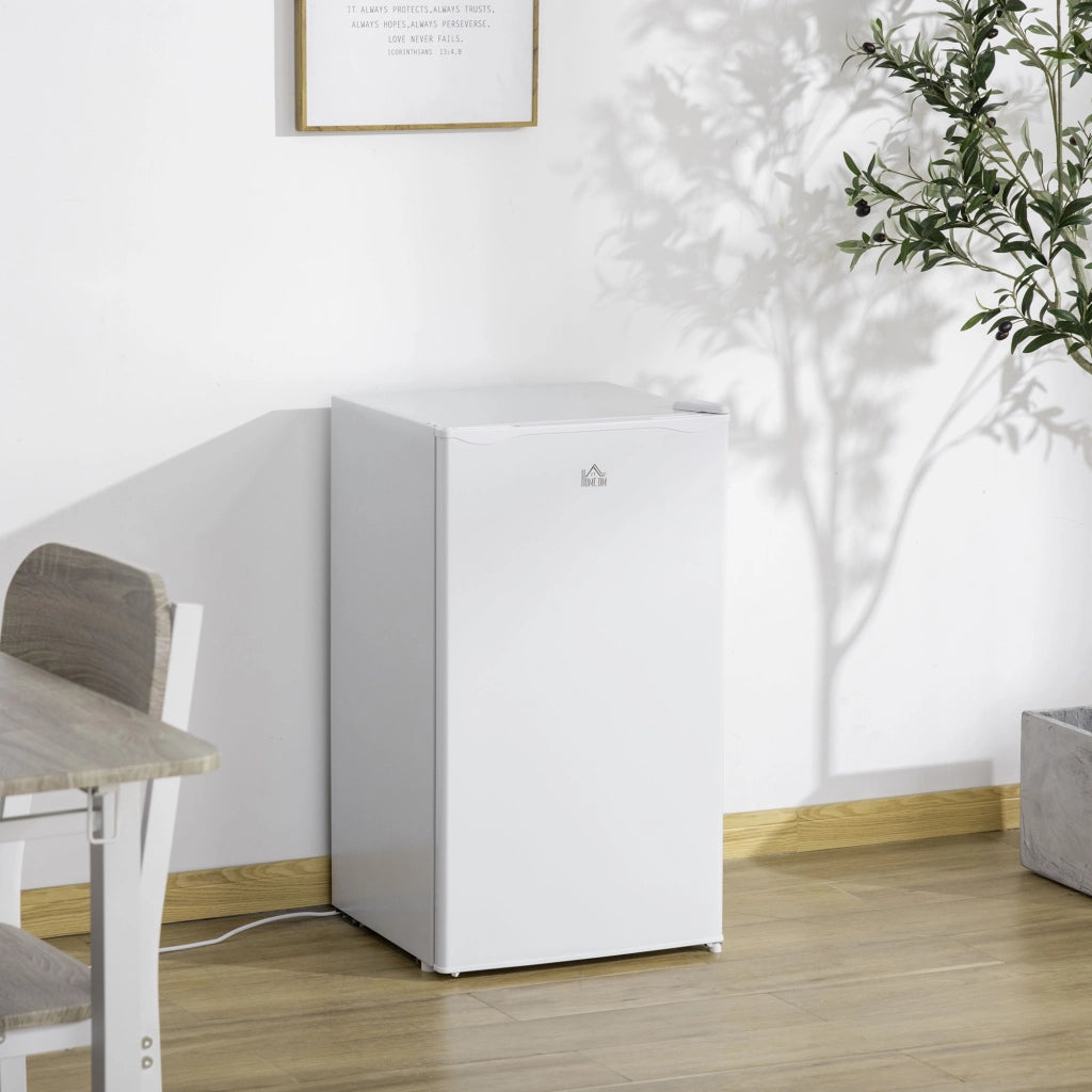 EasyComfort Frigorifero Piccolo 91L Monoporta Reversibile con Congelatore e Temperatura Regolabile, Bianco