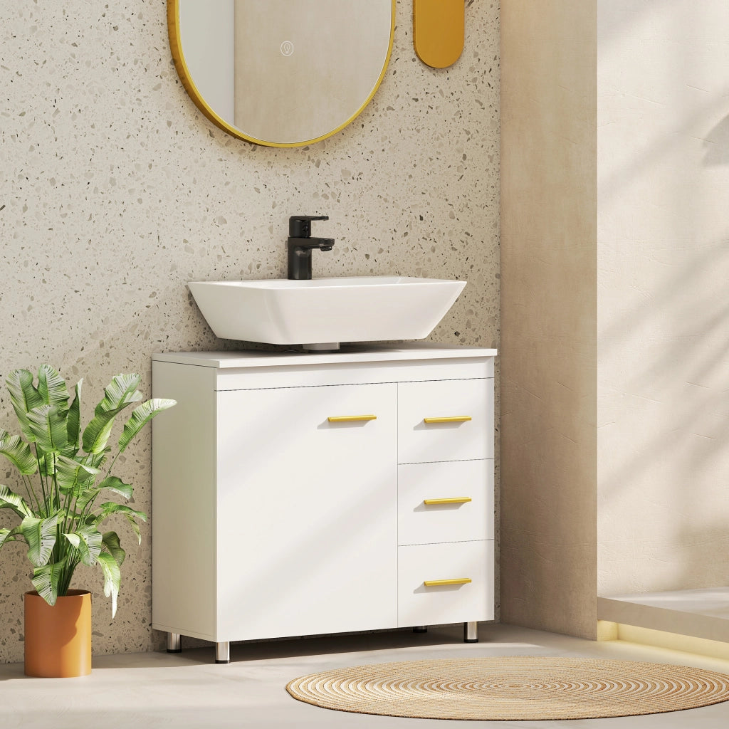 Mobile da Bagno Sottolavabo ¨C Minimal ¨C Bianco 60x30x30