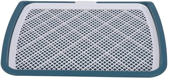 Toilet per Cuccioli con Campanello - 50 x 66 x 5 cm - Blu